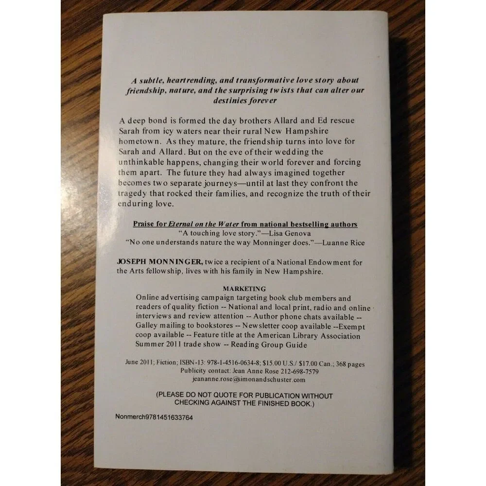 World As We Know It by Joseph Monninger (2011, Paperback) Adv. Uncorrected Proof